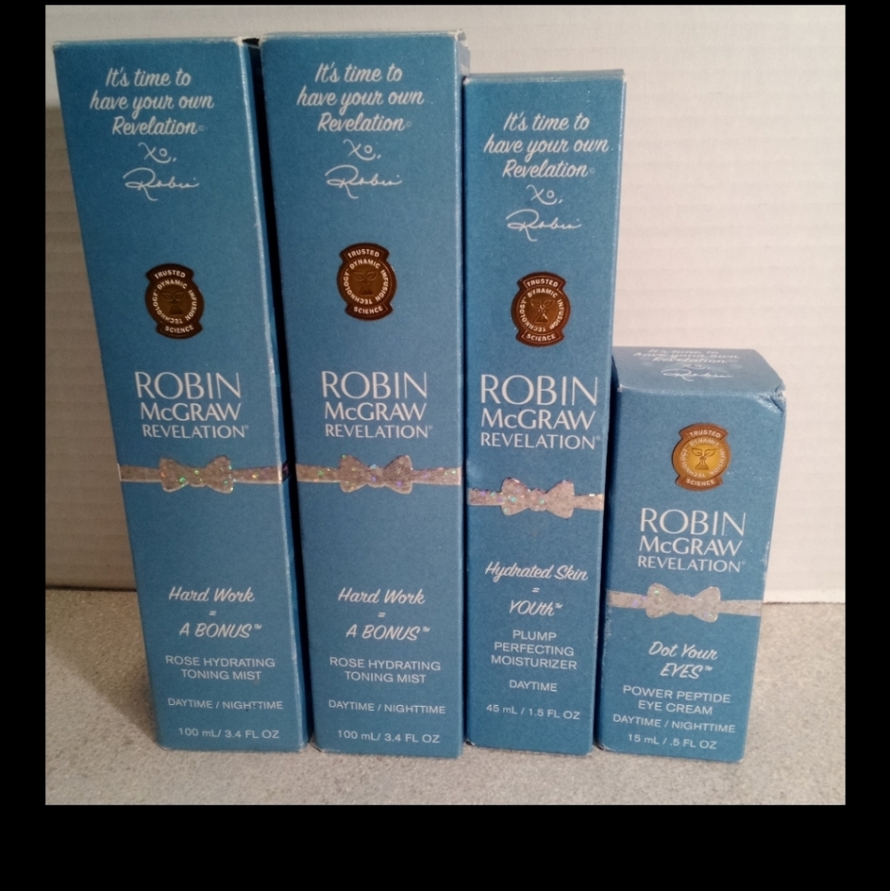 Robin McGraw Revelation Skin  Treatment Set Of 4